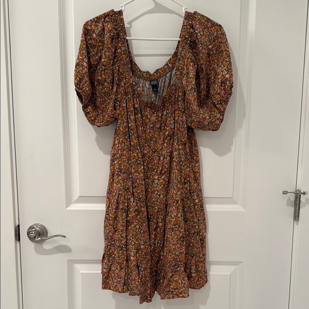 Wild fable Floral Puff Sleeve Dress